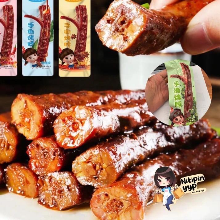 

[T[89 »] [HALAL] Leher Bebek Cemilan China Siap Saji Instant - WANXIAOXIAO Kao Bo Leher Bebek Panggang Siap Makan (40gr)-murah