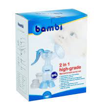 BAMBI HL-0612 Breast pump manual 2in1 pompa asi