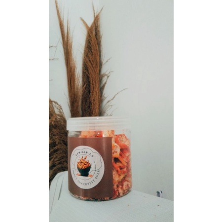 

Kripik seblak pedas gurih