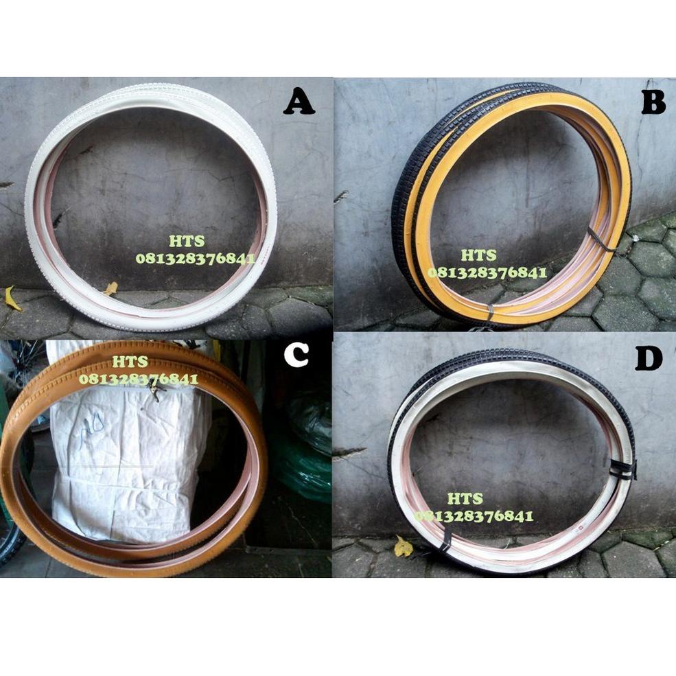 BAN SEPEDA ONTHEL COKLAT BAN LUAR ONTHEL SWALLOW BAN LUAR SEPEDA ONTHEL 28 [KWA.21De22ᴼ]