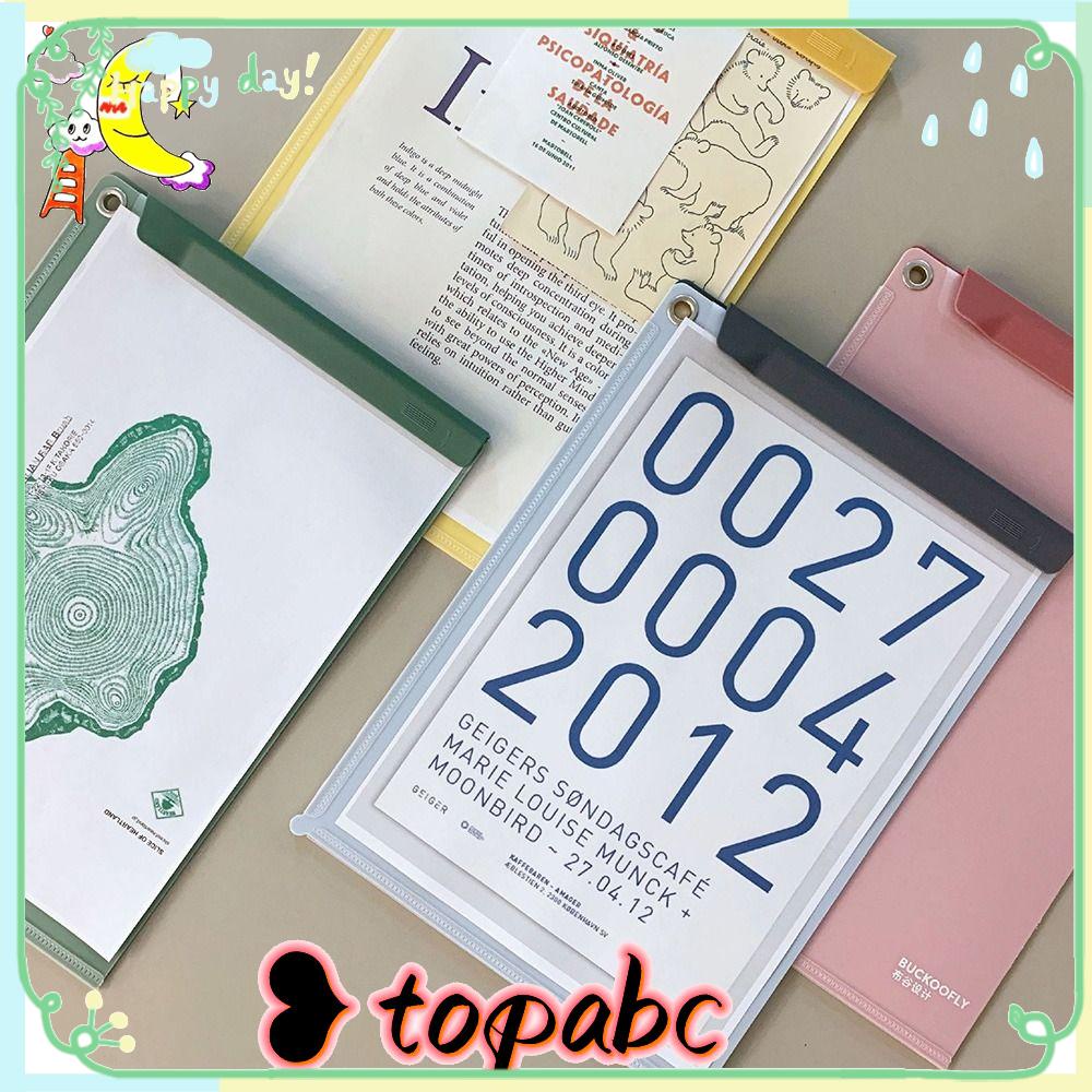 Top A4 File Folder Portable Multifungsi Stationary Memo Clip Board Perlengkapan Kantor Sekolah Alas Tulisan