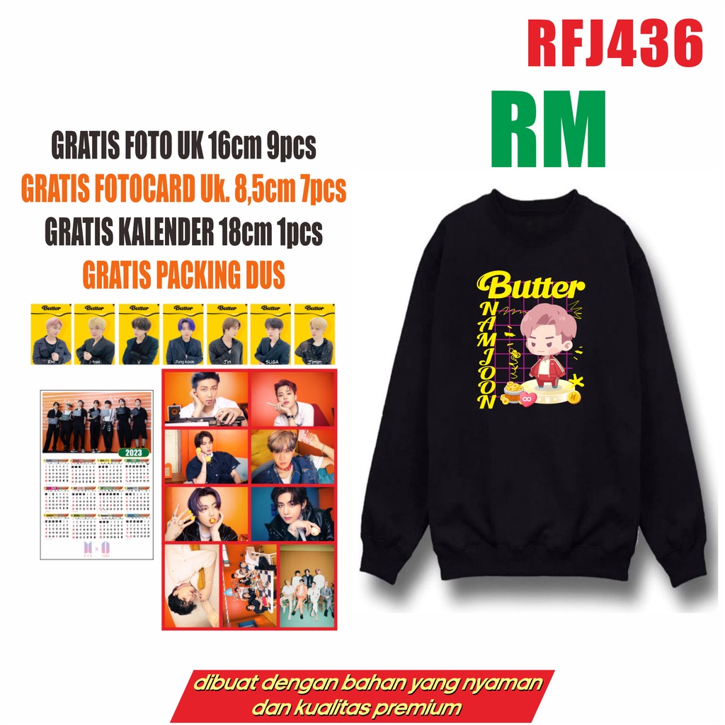 GRATISAN BYK!!! SWEATER KOMPLIT BUTTER IN THE SEOM RFJ436