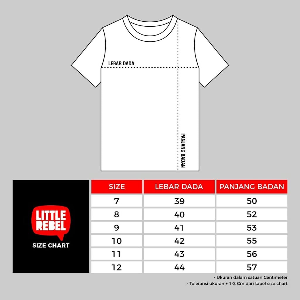 Kaos Anak Laki Laki Cone Ice Umur 7 - 12 Tahun