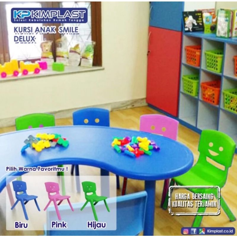 Kursi Anak Sender Bangku Kecil Plastik / Kursi pendek belajar playgroup