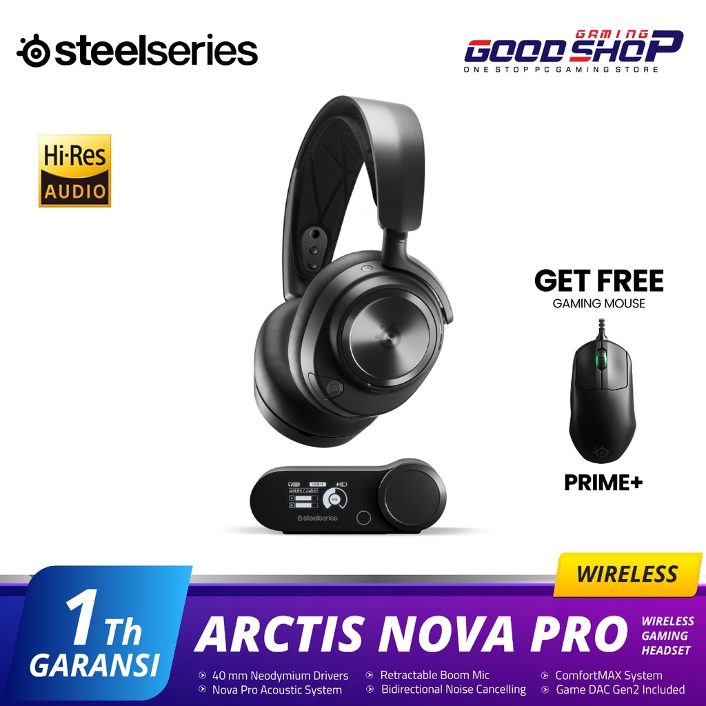 Steelseries Arctis Nova Pro Wireless + GameDAC Gen 2 - Gaming Headset