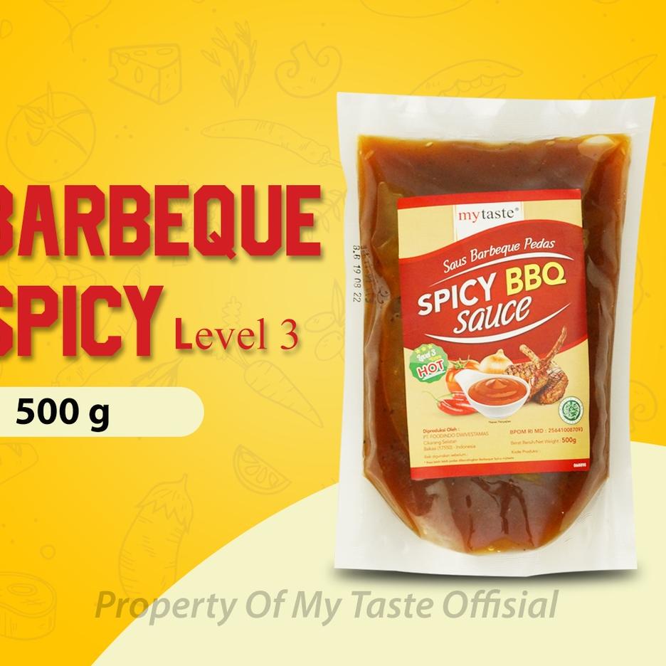 

[KODE PRODUK FPCMZ8439] MY TASTE BBQ Spicy Level 3 (500 gr)