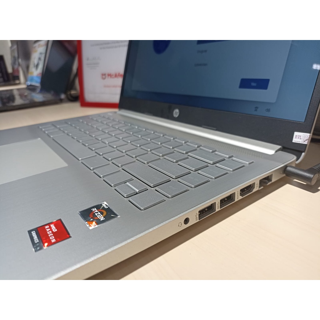 PROMO Laptop Gaming Baru Murah HP 14 AMD RYZEN 3 3250U Radeon Windows 11