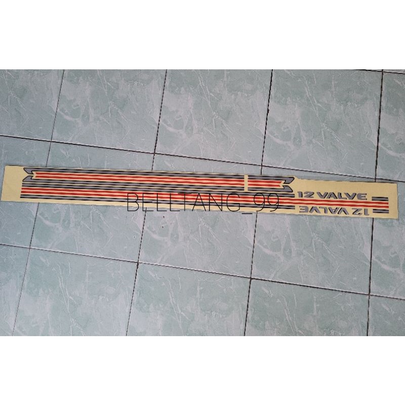 Sticker stiker toyota starlet/ stiker starlet