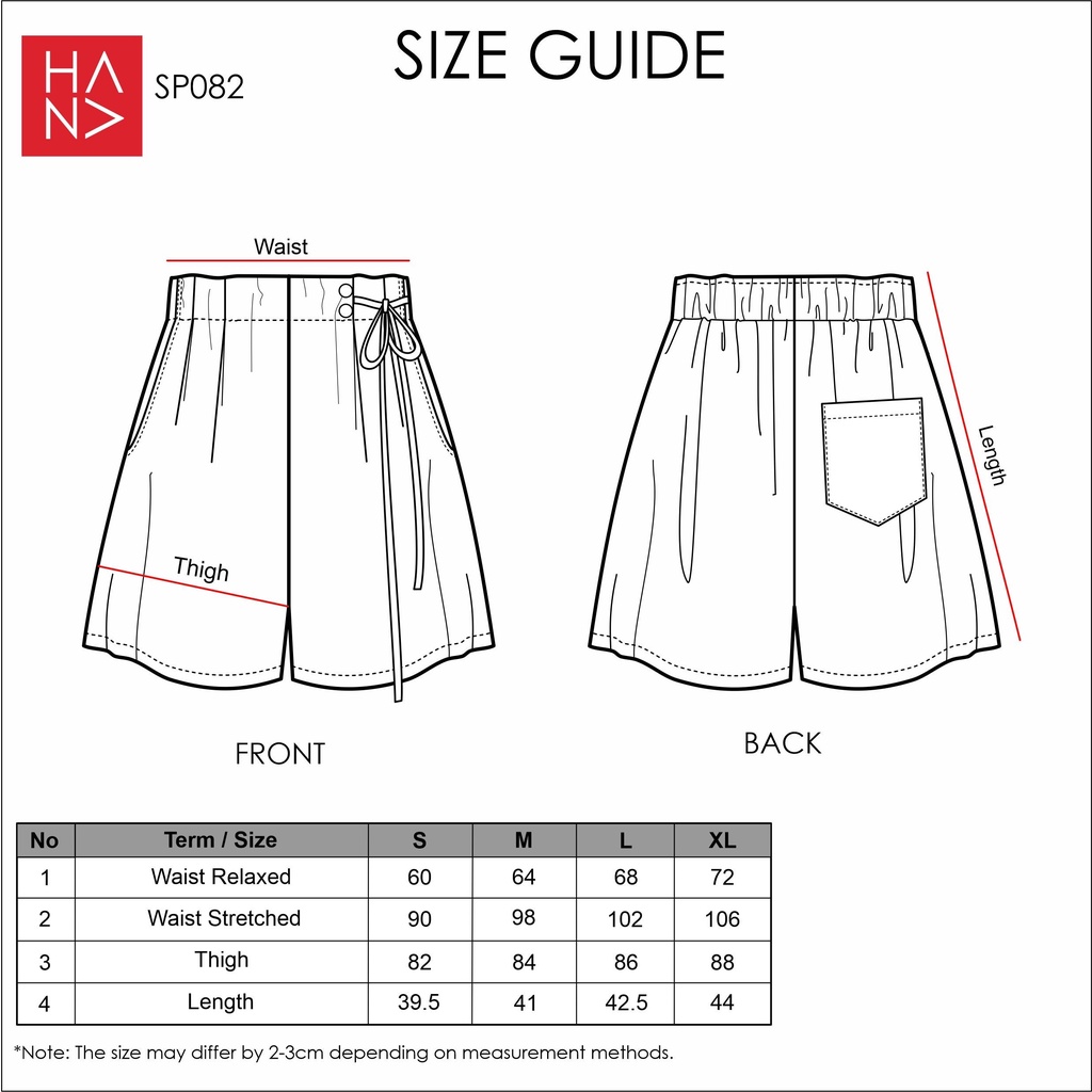 Hana Fashion - Josie Short Pants Celana Pendek Wanita - SP082