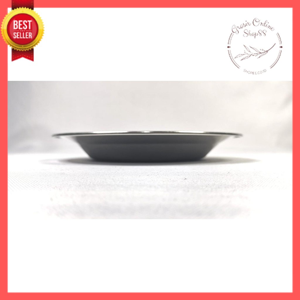 [GOS] C202 - Piring Stainless 20cm ROSH - Soup Plate 20cm