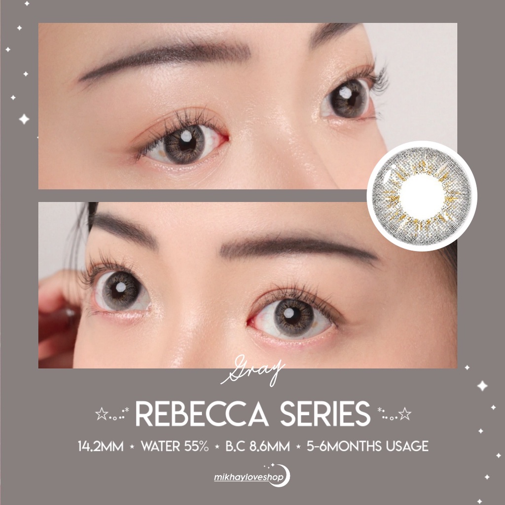 MIKHAYLOVESHOP Softlens Rebecca Gray | Kittykawaii