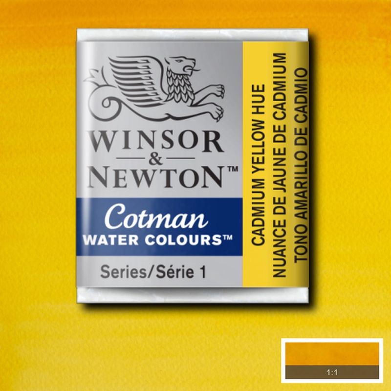 

COTMAN WATERCOLOUR HALF PAN CADMIUM YELLOW HUE WINSOR & NEWTON