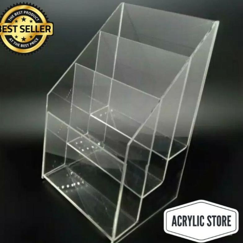 

[PRODUK PRSjk] tempat brosur a5 3 susun/Akrilik Tempat Brosur A5 SYE