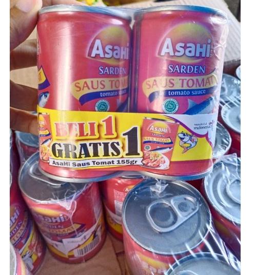 

☇ AsaHi Sarden Saus Pedas / Saus Tomat 155 gr / sarden asahi sardenus .,.