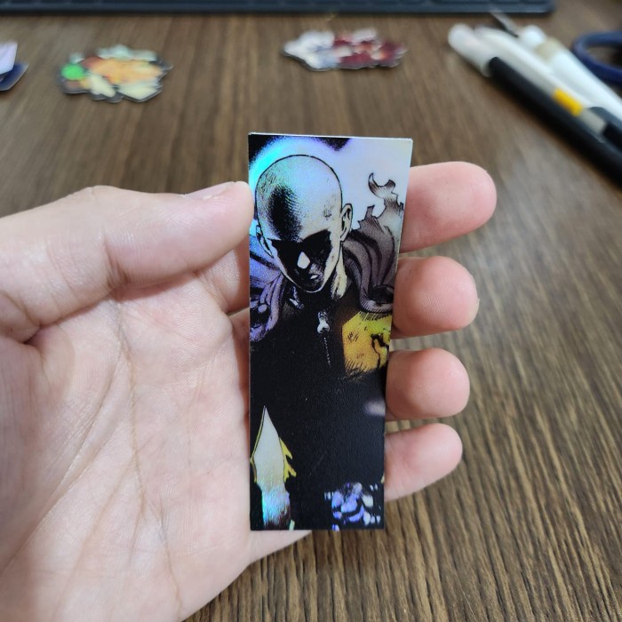 

Sticker Hologram Anime Slap - PSH1264 - One Punch Man - Saitama