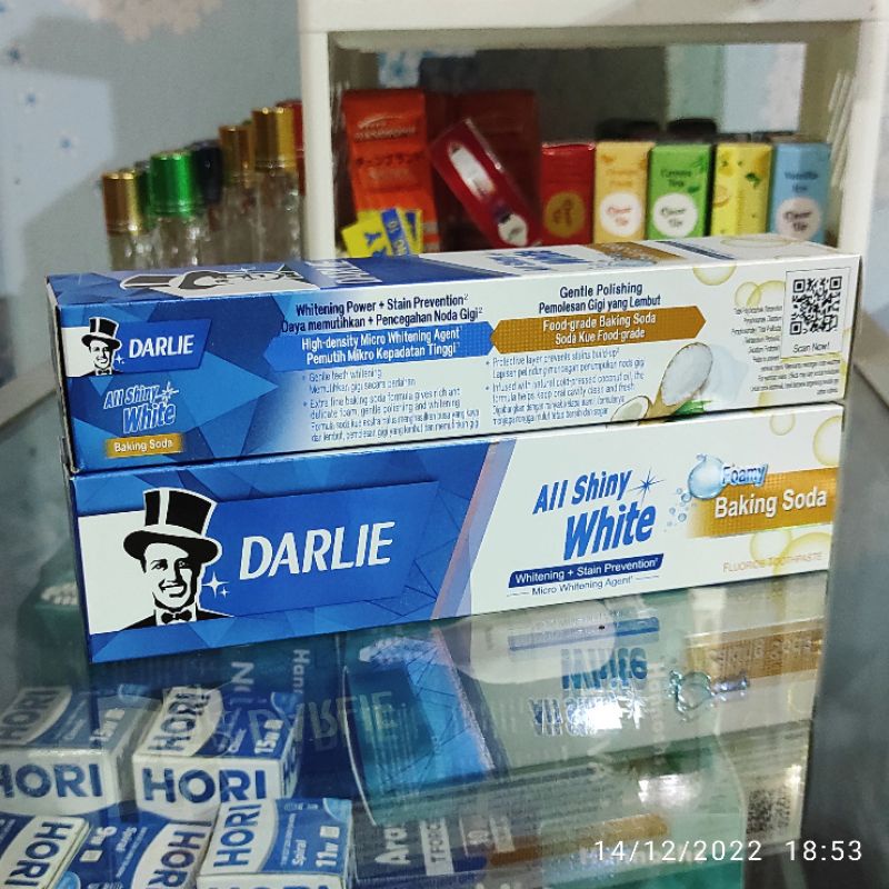 Jual Pasta Gigi Darlie All Shiny White 140gr Foamy Baking Soda Flouride
