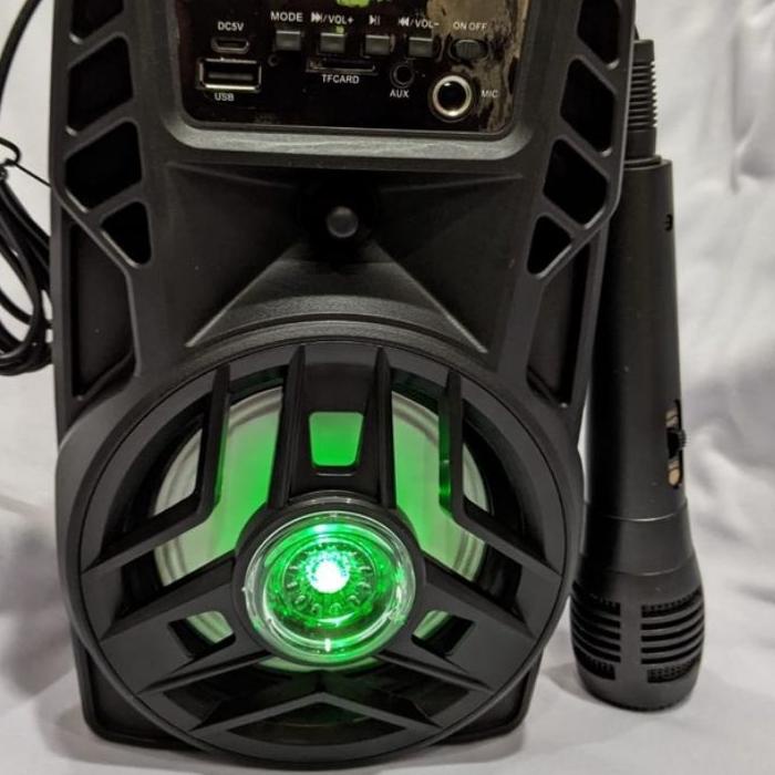 Stok Baru SPEAKER BLUETOOTH FLECO F-410 / XTM 8118 PLUS MIC - SALON AKTIF - SPEAKER KARAOKE//Salon A