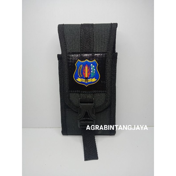 SARUNG HP PINGGANG LOGO SECURITY/SATPAM POUCH HANDPHONE SECURITY TERBARU TAS PINGGANG PRIA