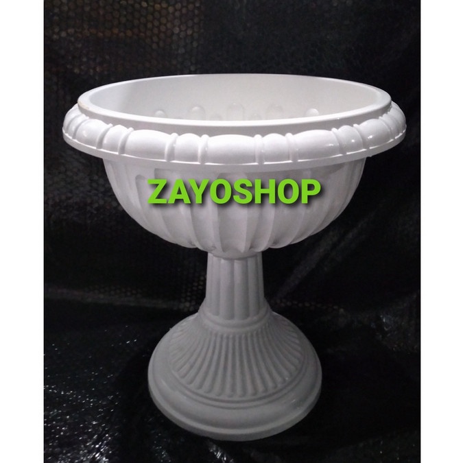 POT SHALLOM JUARA TINGGI PUTIH POT SHALLOM POT TINGGI