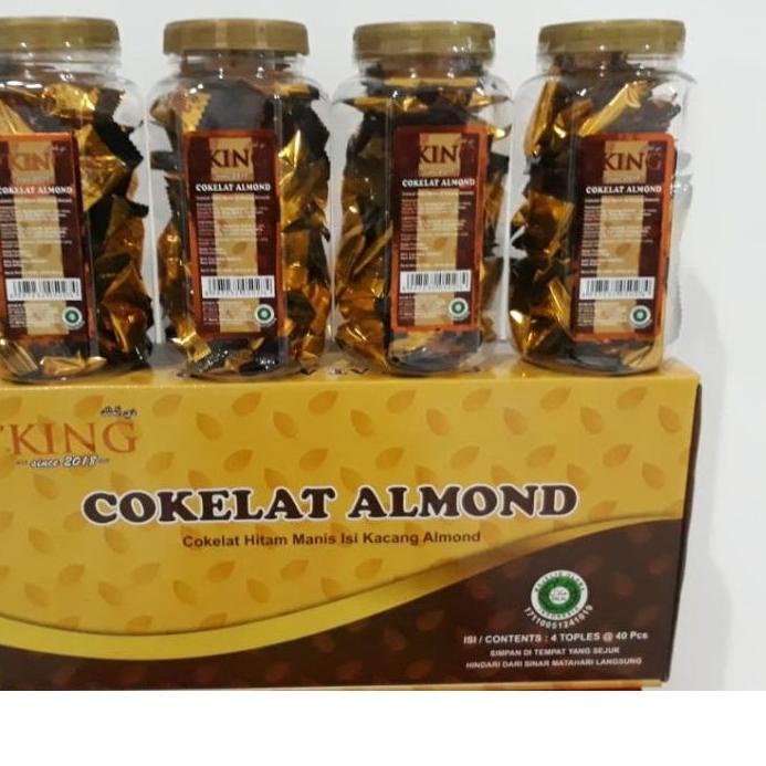 

FREE ONGKIR!Cokelat Kacang Almond Bonibol D'King Per Dus isi 4 Toples|KD5