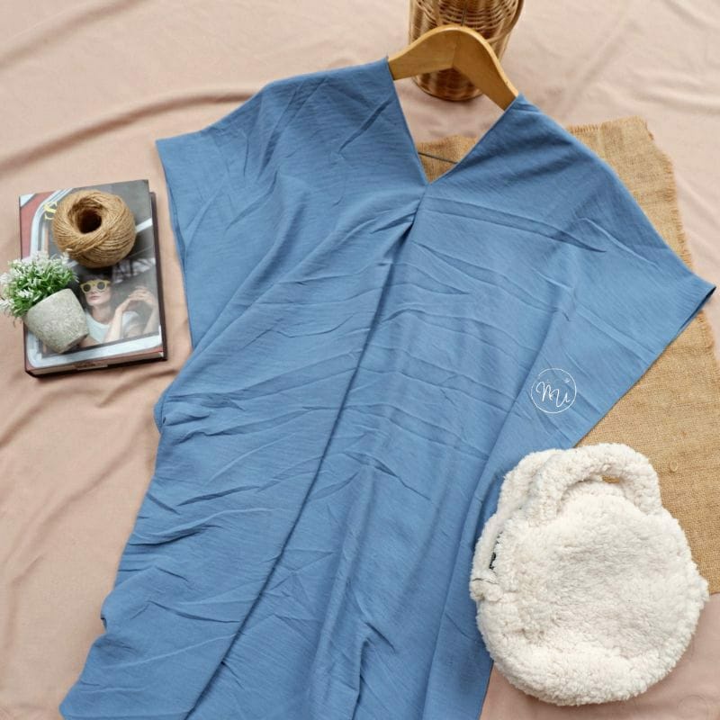 LONG SQUARE NAGITA CRINKLE AIRFLOW PREMIUM MAX BB 90-Blue jeans