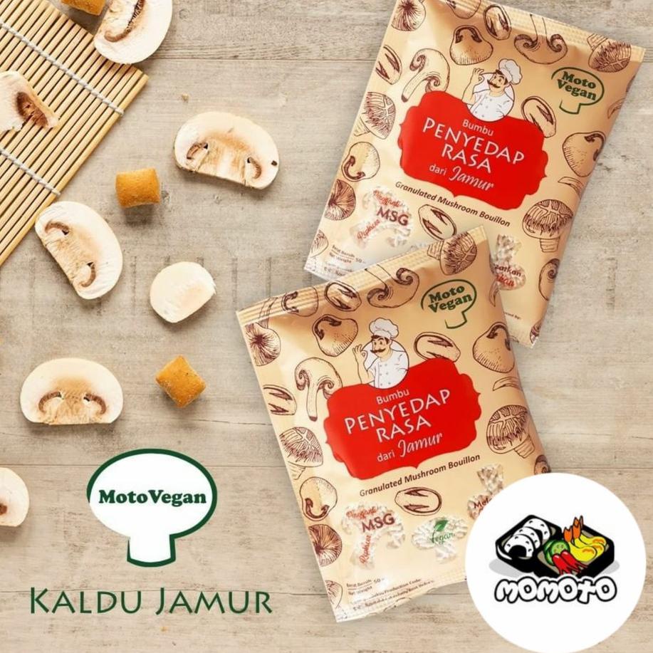 

↕ Kaldu Jamur HALAL MUI Motovegan 50 gram non MSG untuk MPASI ゟ