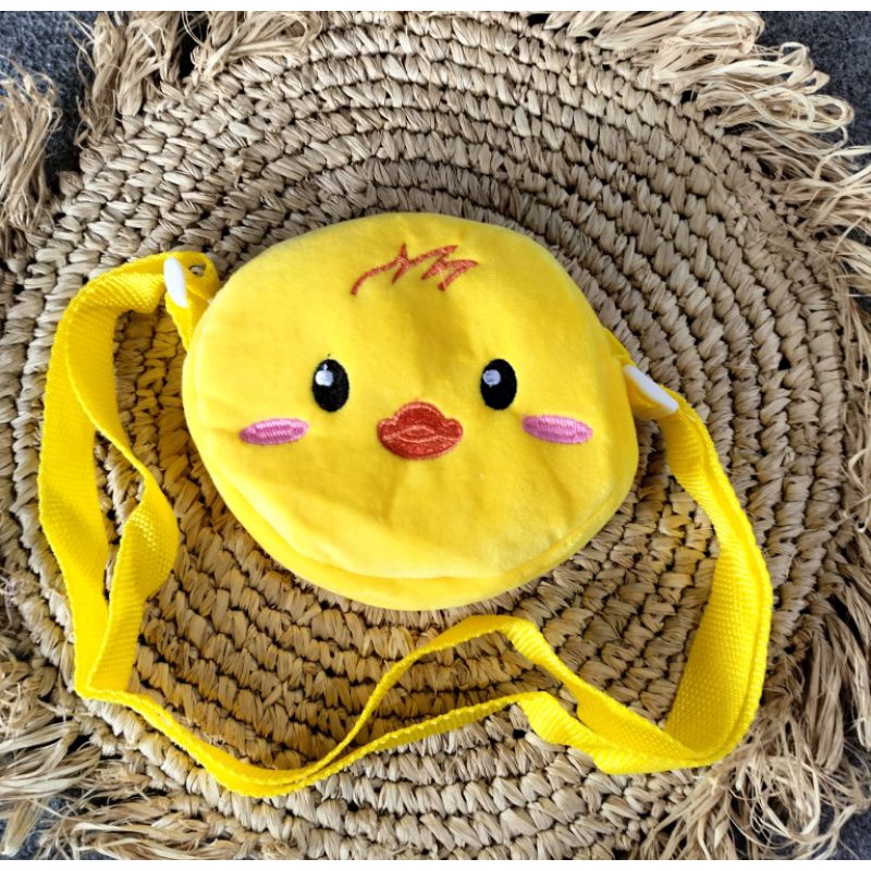 TAS SLEMPANG ANAK LUCU BULU HALUS LEMBUT