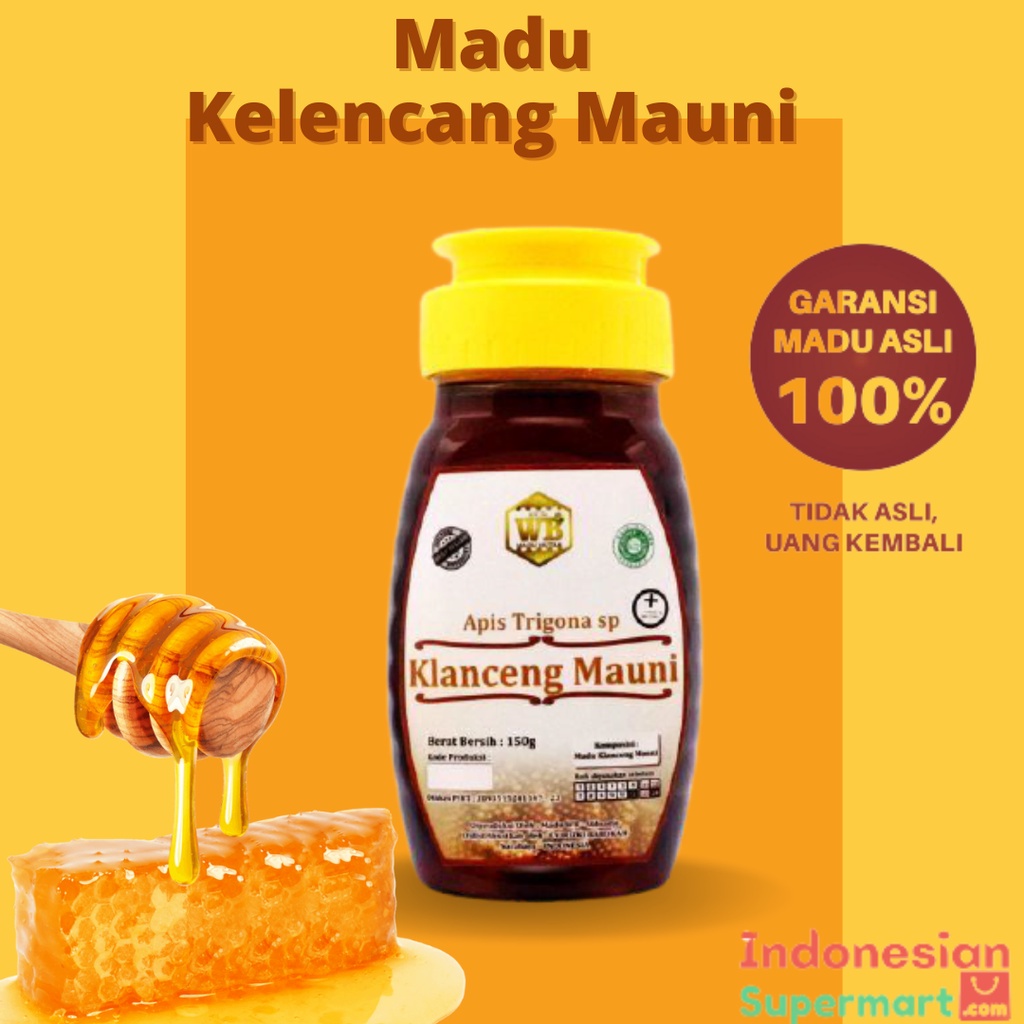 

Madu Hutan Klanceng Mauni 100% Madu Asli – 150gr