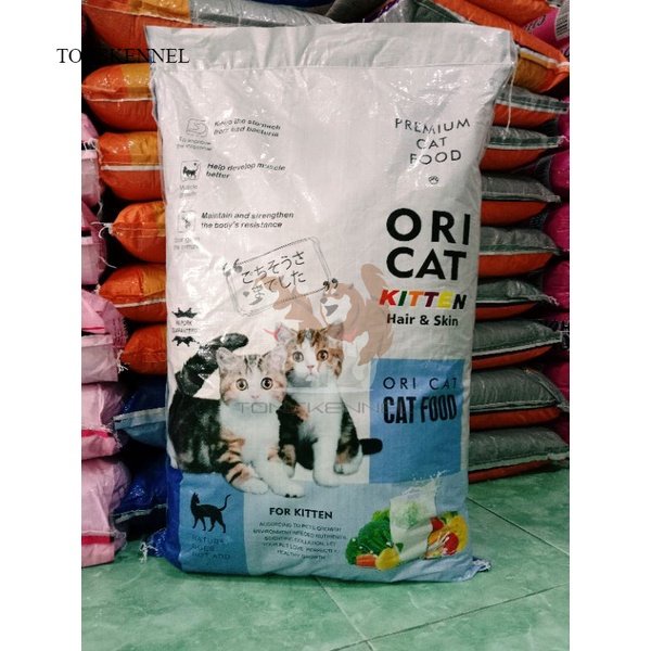 KHUSUS EKSPEDISI - ORI CAT FOOD PREMIUM ORICAT KITTEN 20KG REPACK FOR KITTEN orycat Ory Cat Makanan Anak Kucing 20 KG