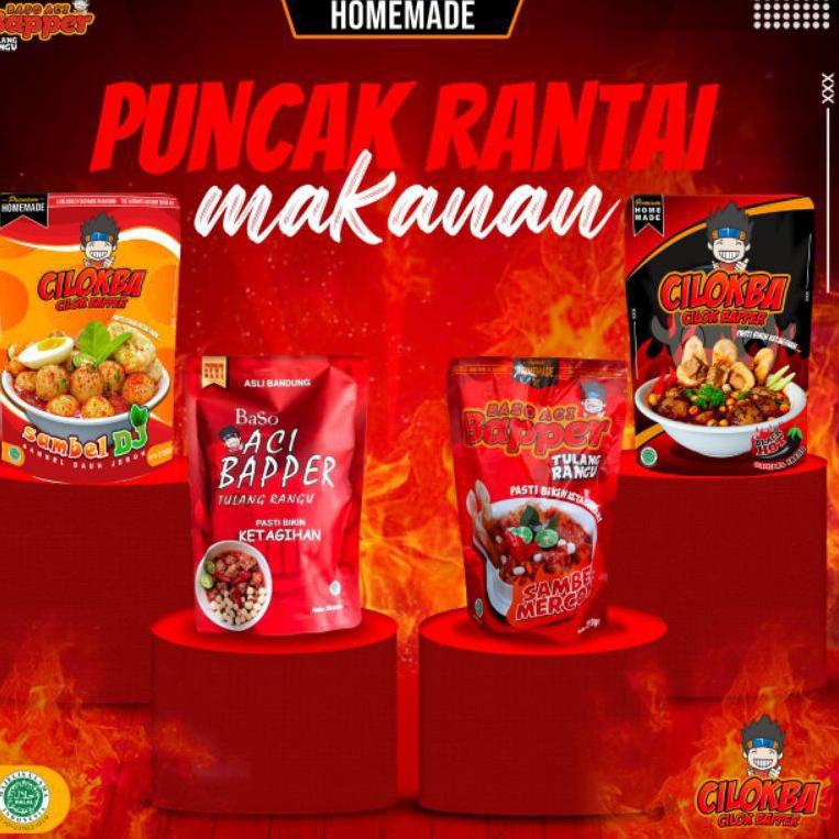 

♘ Baso Aci, Boci, Bakso Aci Tulang Rangu, Cilokba, Cilok Bapper, Original, Sambel Mercon, Ireng, Daun Jeruk (210gr) ヤ