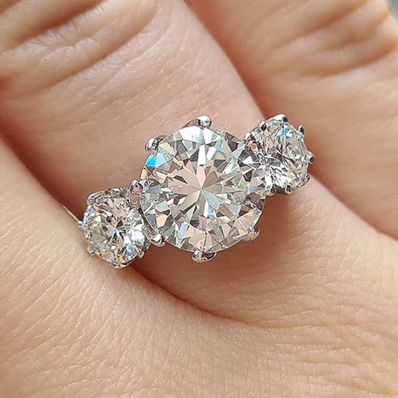 Fashion Dikontrak Desain Cincin Pernikahan Untuk Wanita Dengan Cubic Zirconia Kristal Pertunangan Rings Lover High Quality Jewelry