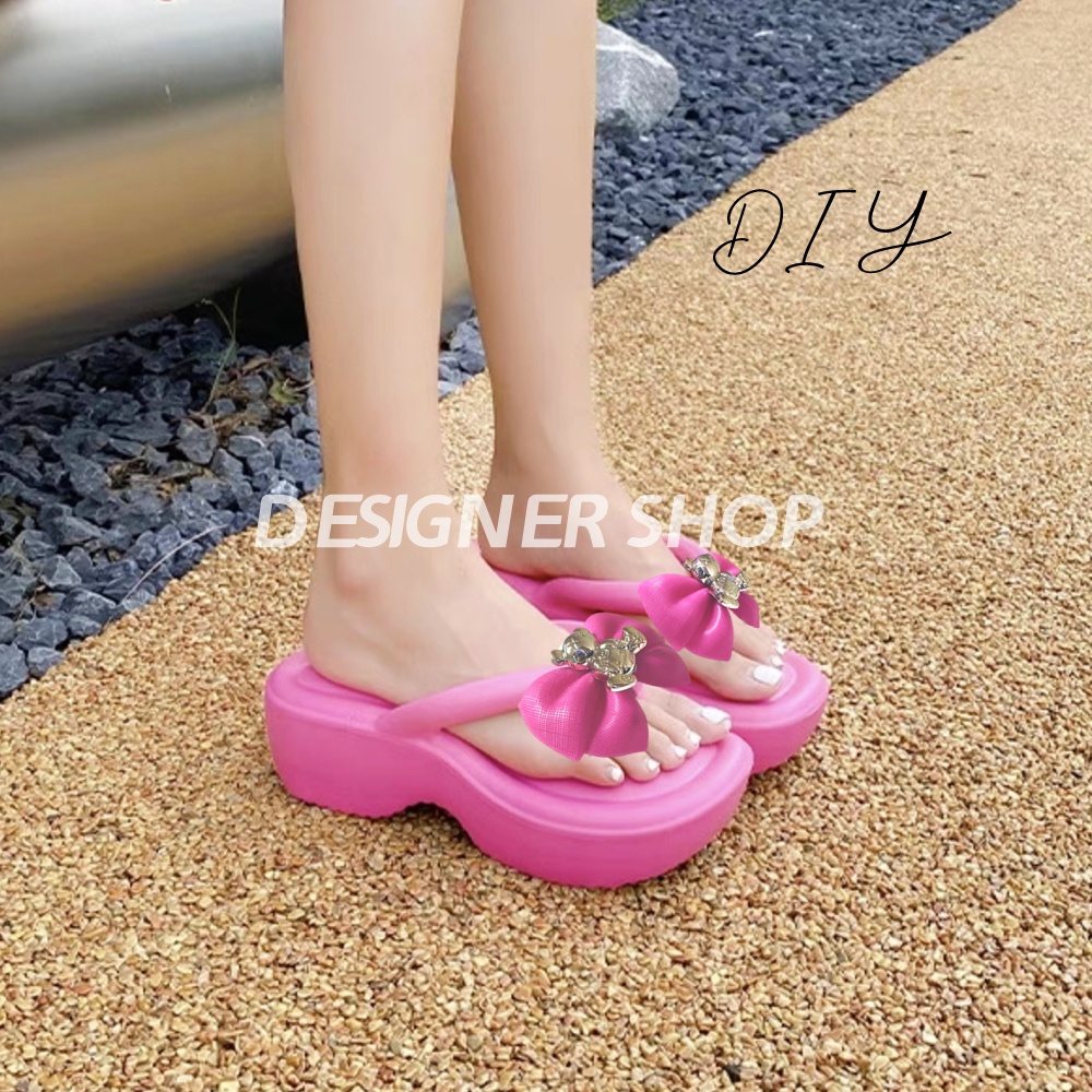 Sandal Jepit Jelly Wedges MELISSA wanita EVA/RINGAN