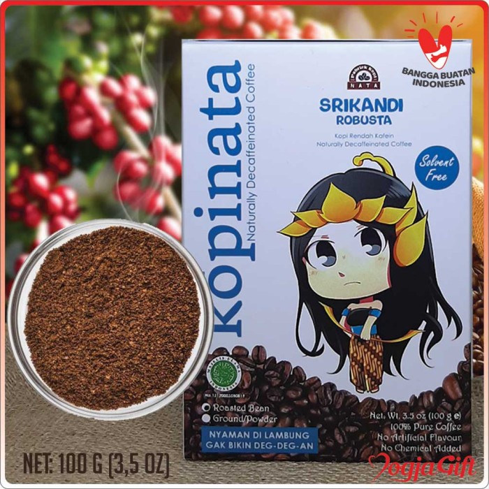 

NEW Kopi Decaf Robusta Pabriek Kopi Nata Blue - Medium to Heavy - Giling Halus