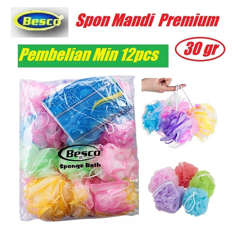 Jual Spons Mandi Jaring Bath Sponge Besco Shower Bath Puff Spons