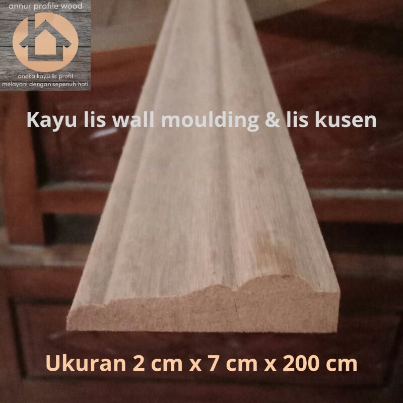 kayu lis wall moulding 7 cm