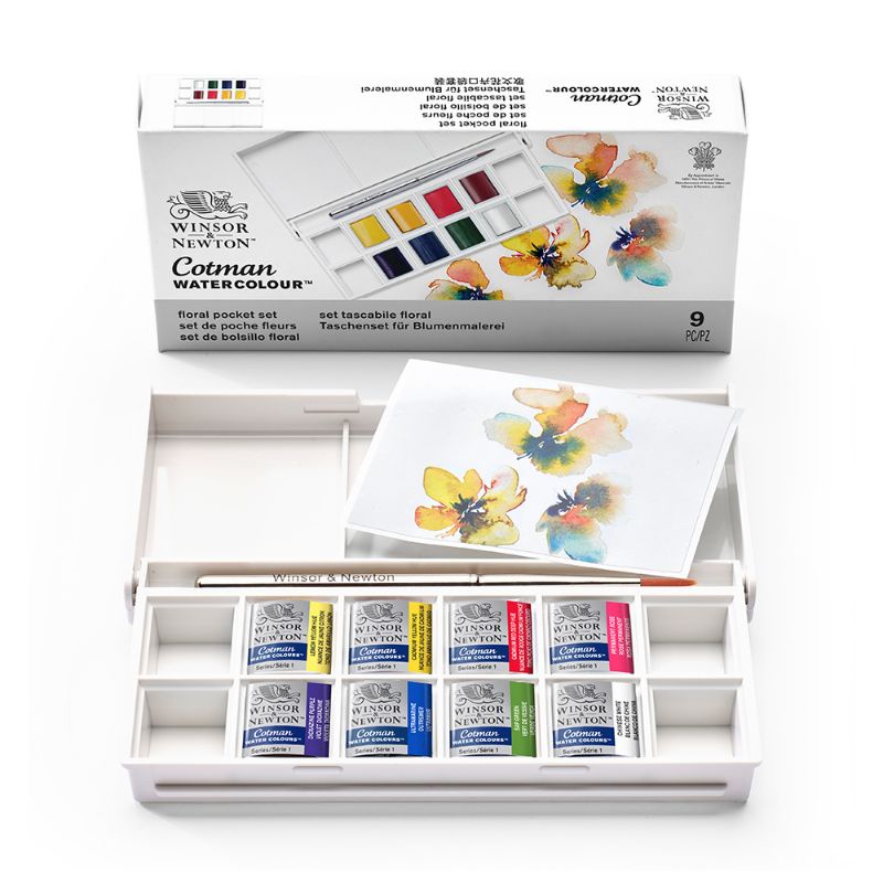 

COTMAN WATERCOLOUR FLORAL POCKET SET 9 WINSOR & NEWTON