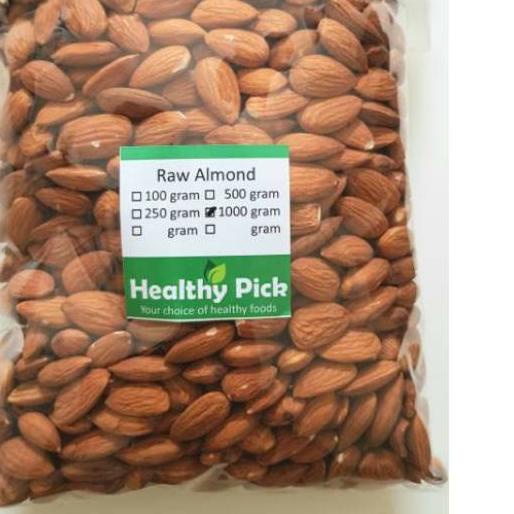 

Diskon✔️Raw Almond Whole 1kg Almond Mentah|KD8