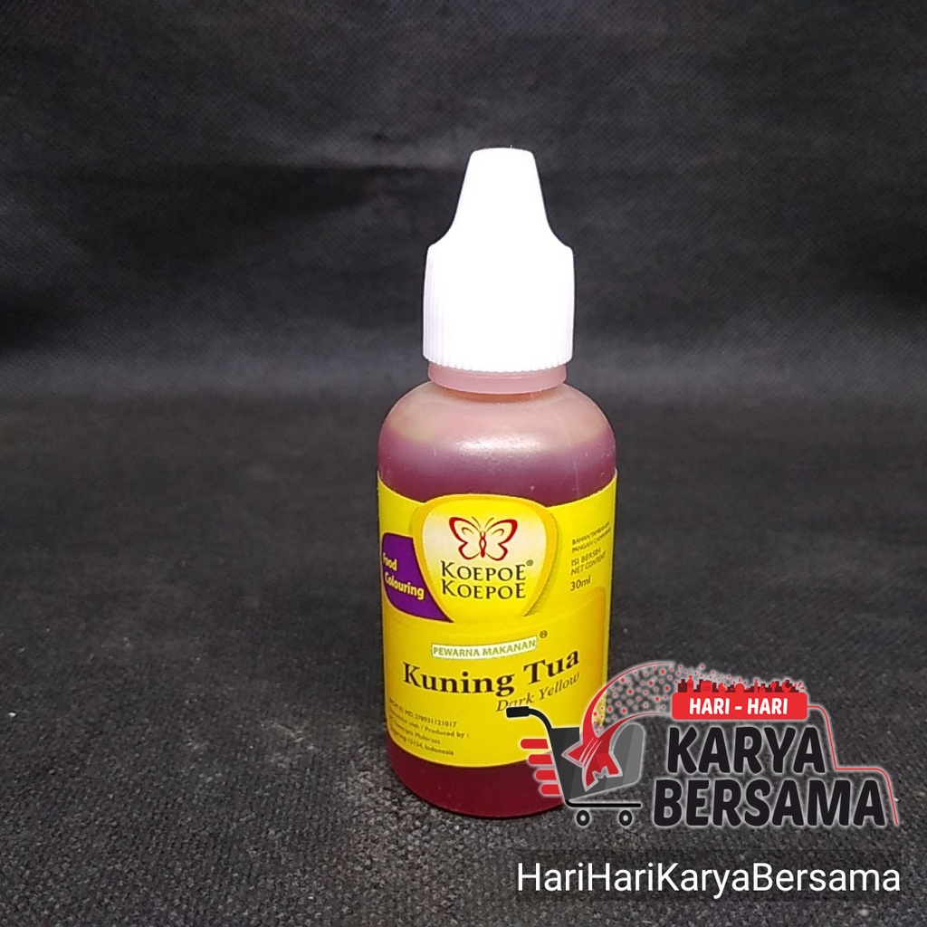 

KOEPOE KOEPOE PEWARNA MAKANAN KUNING TUA DARK YELLOW 30ML