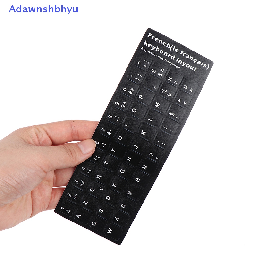 Adhyu Stiker Keyboard Laptop Anti Air Layout Keyboard Spanyol/Perancis Korea/Thailand ID