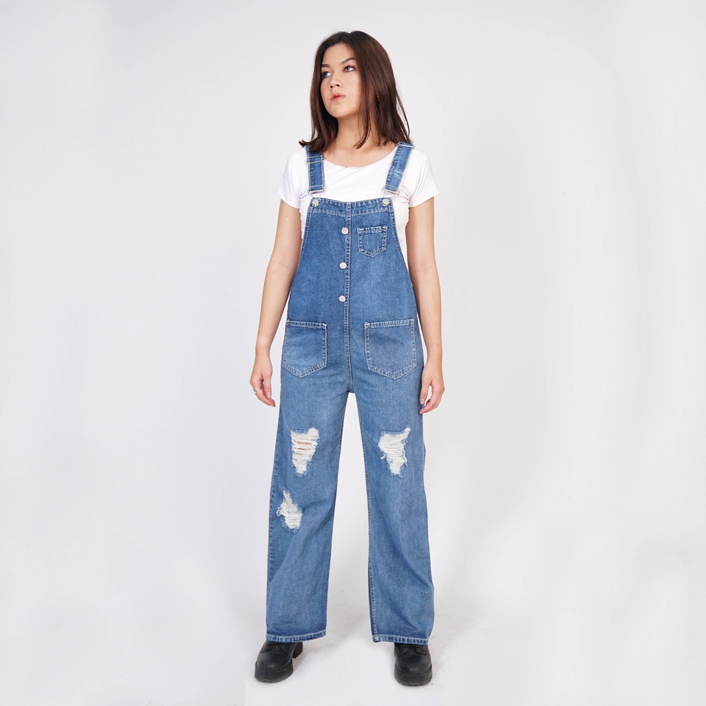 VIERLIN - Jumpsuit jeans 403