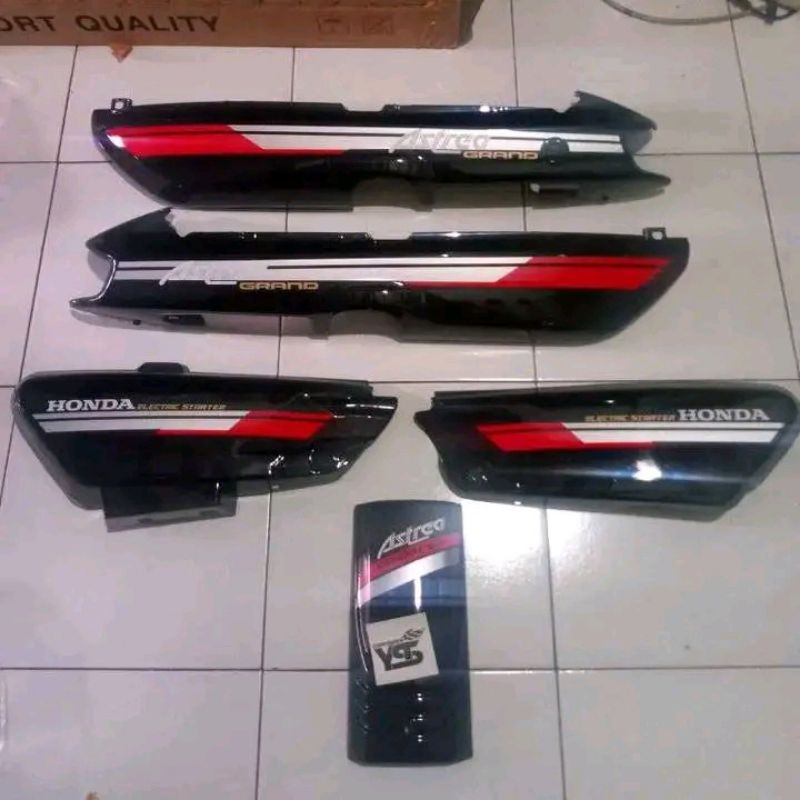 Jual Cover Body Honda Astrea Grand Bulus Set Striping Shopee