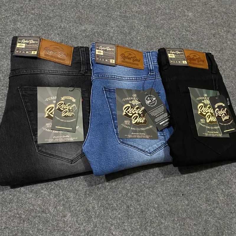 REBEL ONE/CELANA PANJANG SLIMFIT PRIA/CELANA PANJANG SLIMFIT TERBARU TERLARIS REBEL ONE ORIGINAL
