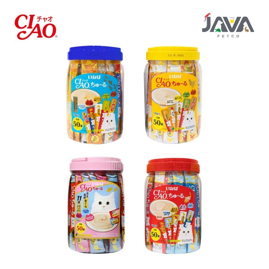 CIAO Liquid Ciao Cat Liquid Snack Kucing 1 Toples-all varian rasa