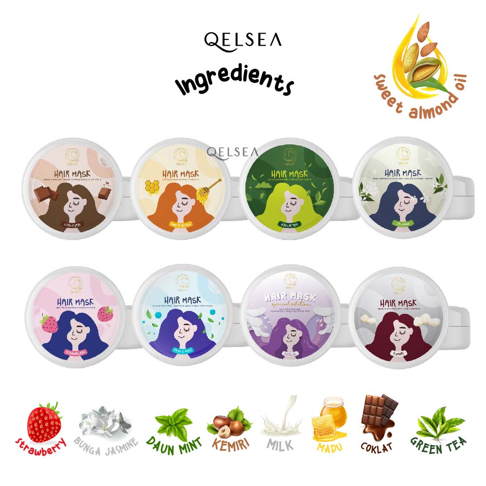 [MINI SIZE] Hair Mask Qbast 50 gram 13 varian Masker Rambut