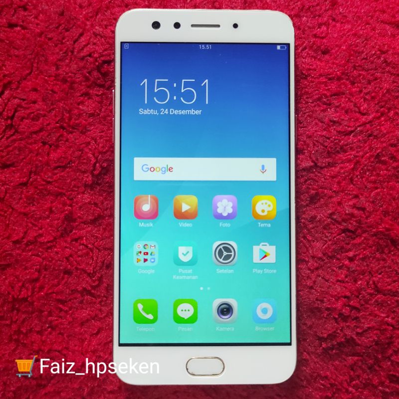 Oppo F3 4g Lte Ram 4/64 Fingerprint Handphone Android Second Normal Berkualitas Siap pakai
