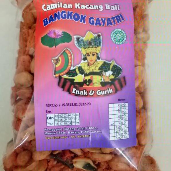 

☞ Kacang bali Bangkok Gayatri pedas 1 Kg "Fresh Stock" う