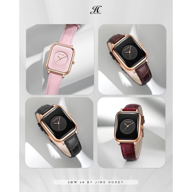 JIMS HONEY JHW 19 JAM TANGAN WANITA ORI STAINLESS QUARTZ WATCH IMPOR ANTI AIR FASHION CEWEK KOREA MURAH JHW19