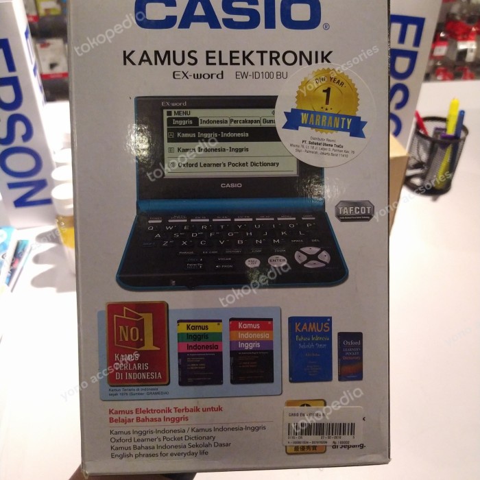 

TERJAMIN CASIO KAMUS ELEKTRONIK EX-Word ID100Bu NEW ORI