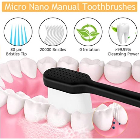 Sikat Gigi Halus 10000+ Soft Bristle Lembut Nano Tech Japan / Sikat Gigi Nano Tech Japan