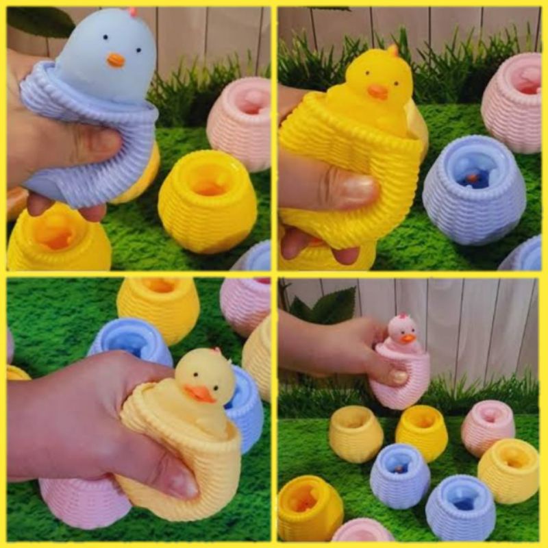 squishy ayam pencet / pop it ayam/ ayam pencet murah